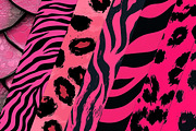 Hot Pink Animal Print Patterns, a Texture Illustration by Dream Creation (Thumbnail 7 of 7)