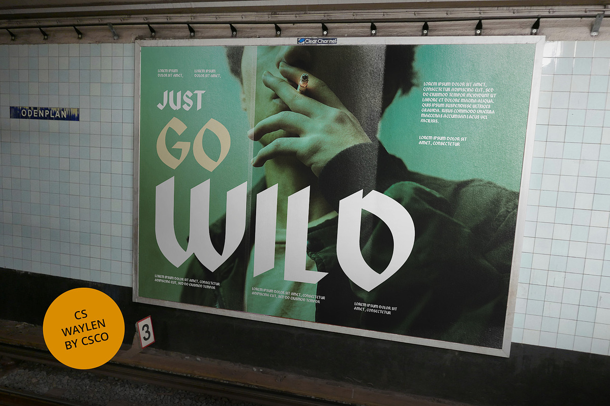 CS Waylen – Blackletter Font, a Blackletter Font by Craft Supply Co. (Photo 5 of 8)