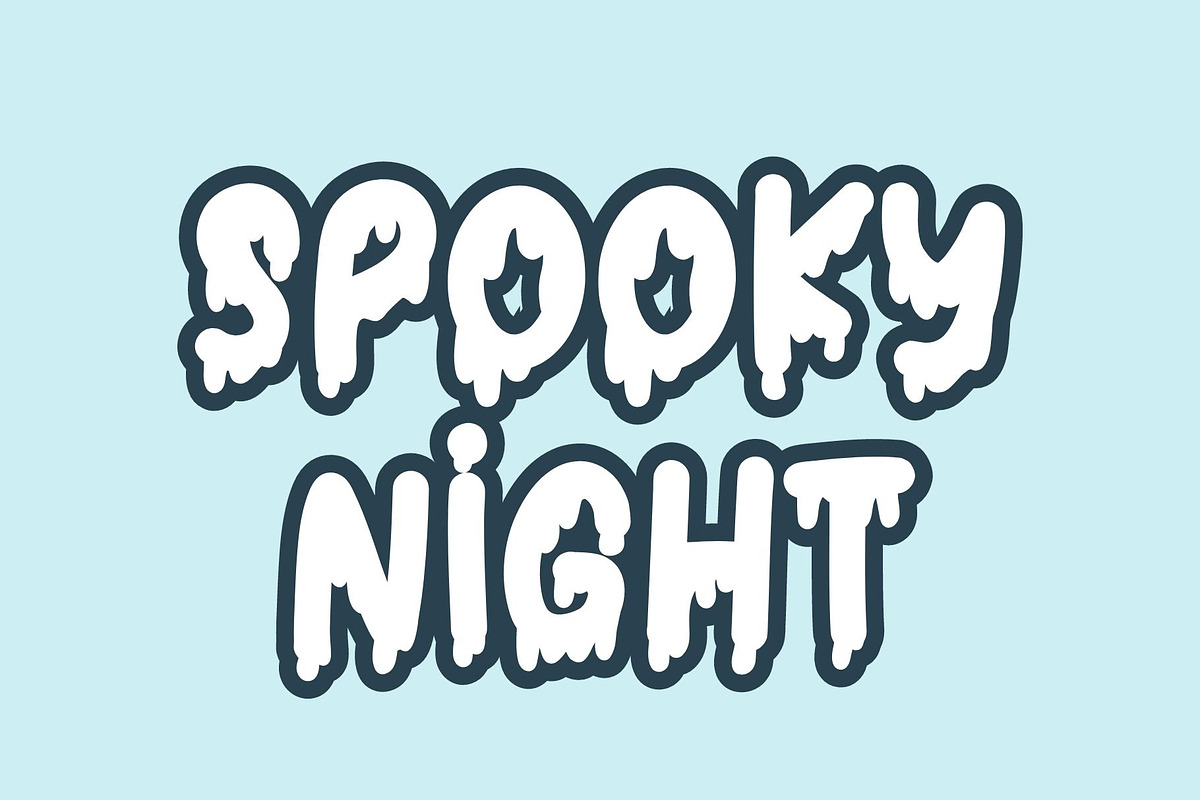 Super Drip is a cool Halloween font, a Handwritten Font by Brown Cupple (Photo 2 of 5)