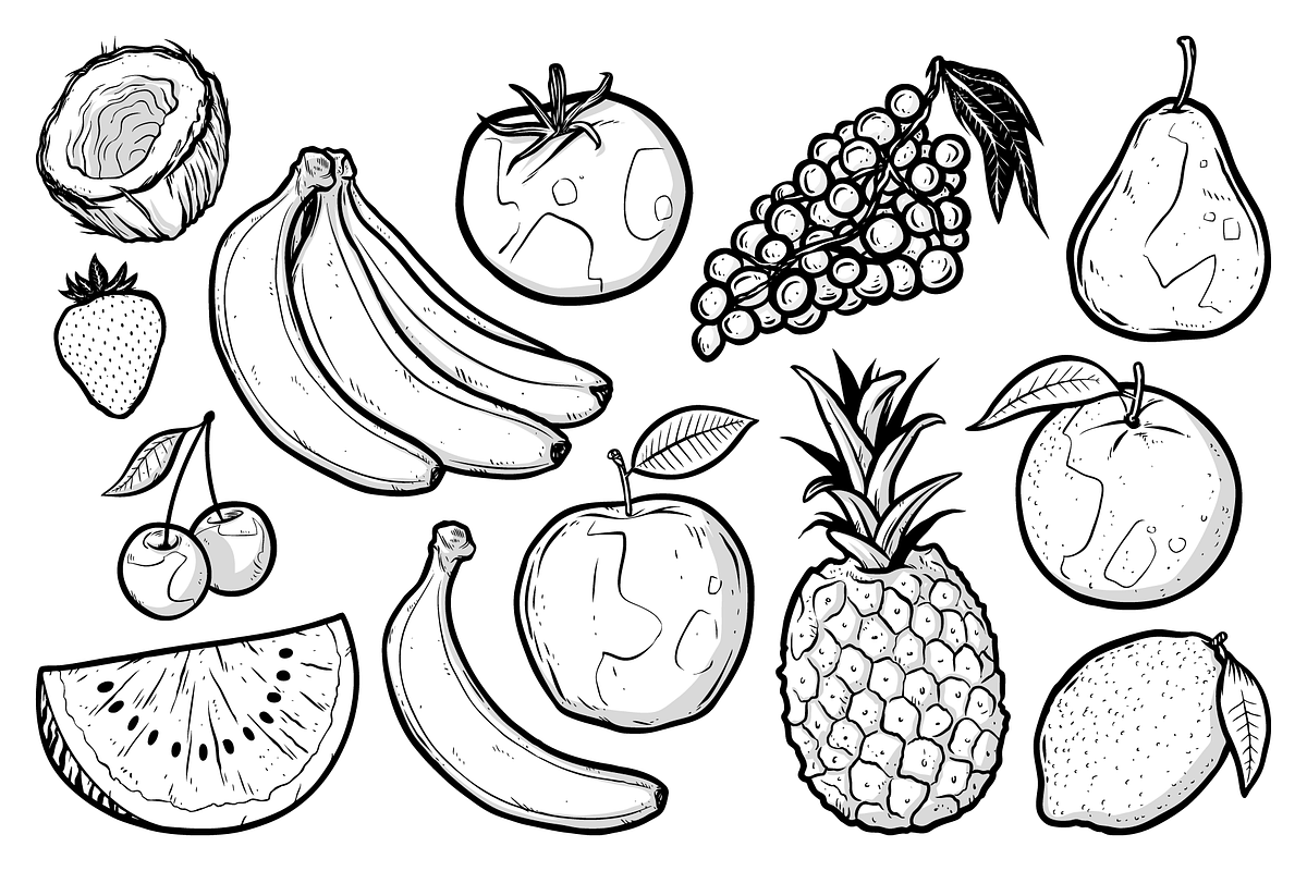 Vector Fruit Basket Pack, a Food Illustration by Vectory by BSC (Photo 3 of 3)