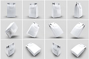 Paper Bag Mock-Up, a Packaging Mockup by DesignRushMarket (Thumbnail 2 of 8)