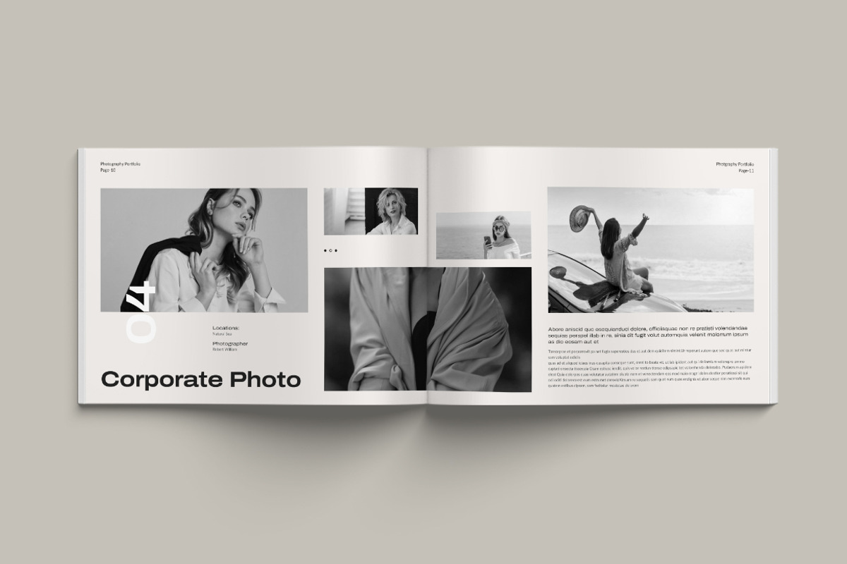 Photographer Portfolio Landscape, a Brochure Template by Pixelpick (Photo 6 of 9)