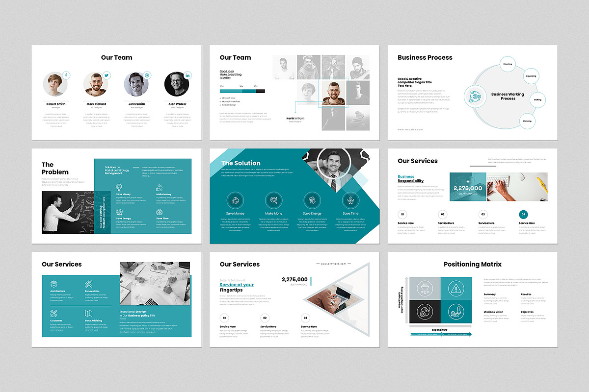 Pitch-Deck Presentation Template, a Presentation Template by GenerousArt (Photo 3 of 8)