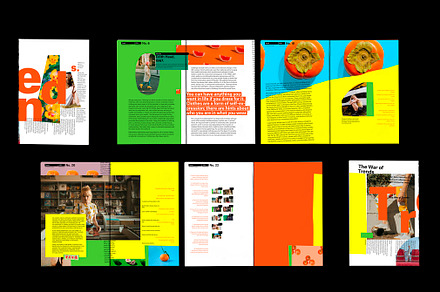 Collage Magazine InDesign 7x10.5, a Magazine Template by an-arketype studio.