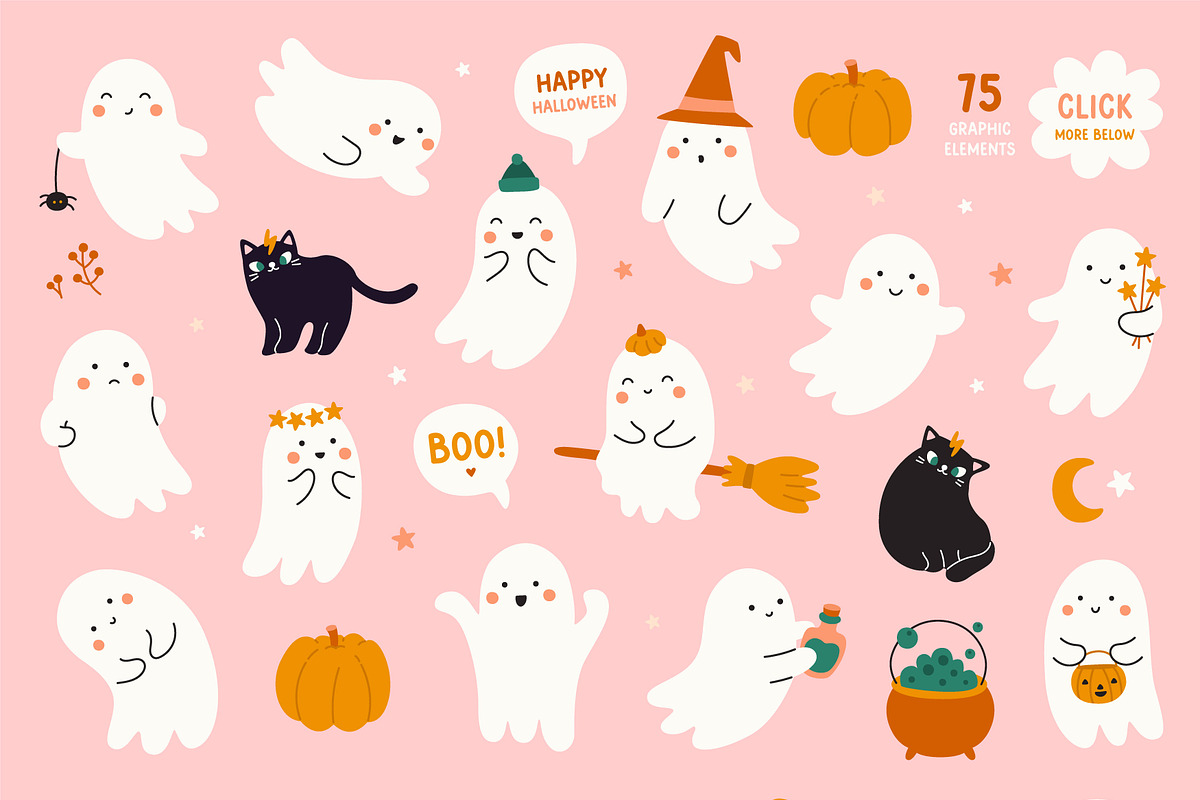 Spooky Vibes | Cute font, a Font by JuliaVolkova (Photo 4 of 10)