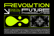 Outspread - Futuristic Font, a Sans Serif Font by Pixesia Studio (Thumbnail 5 of 10)