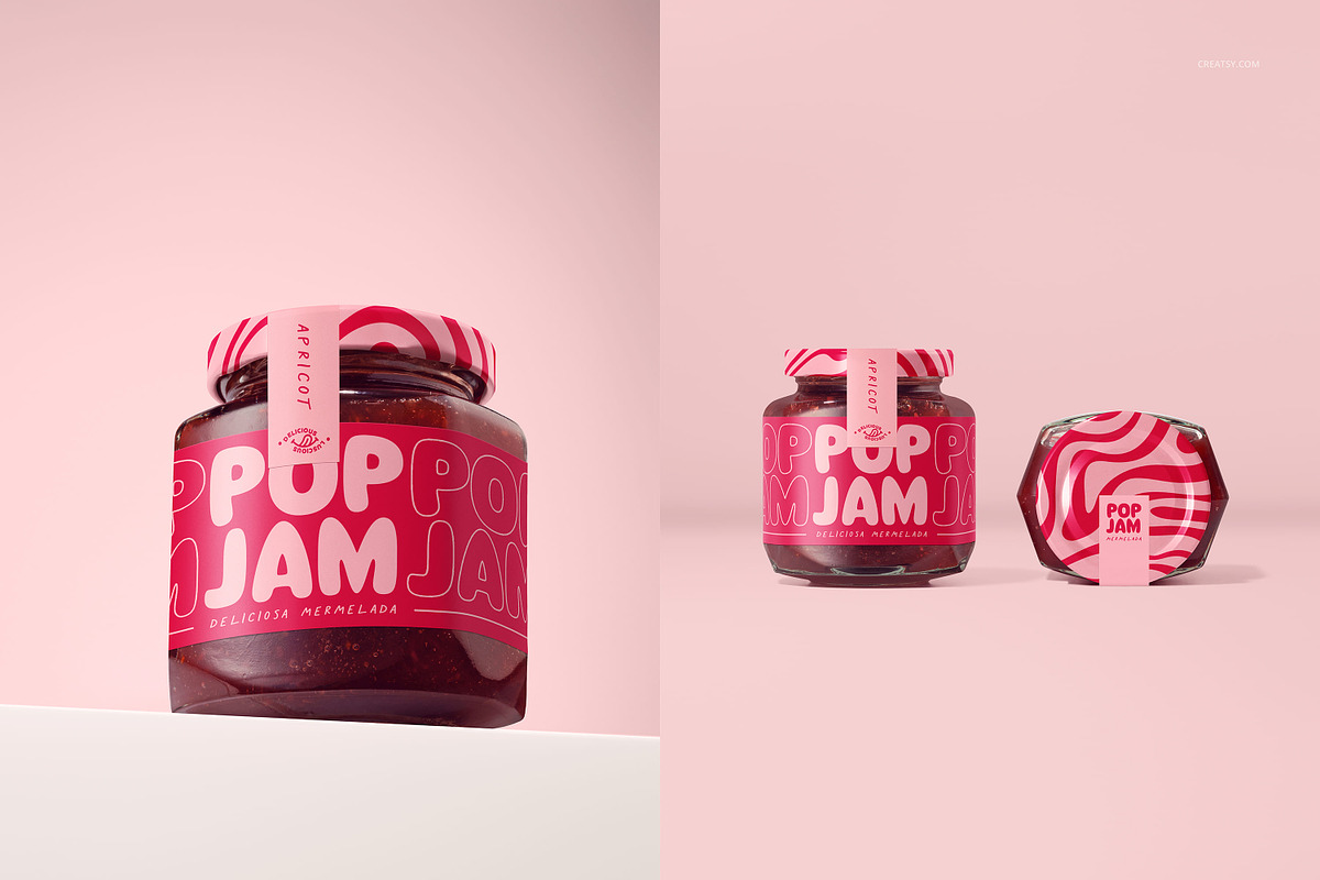 Jam Jar Mockup Bundle, a Cups & Container Mockup by creatsy5 (Photo 27 of 65)