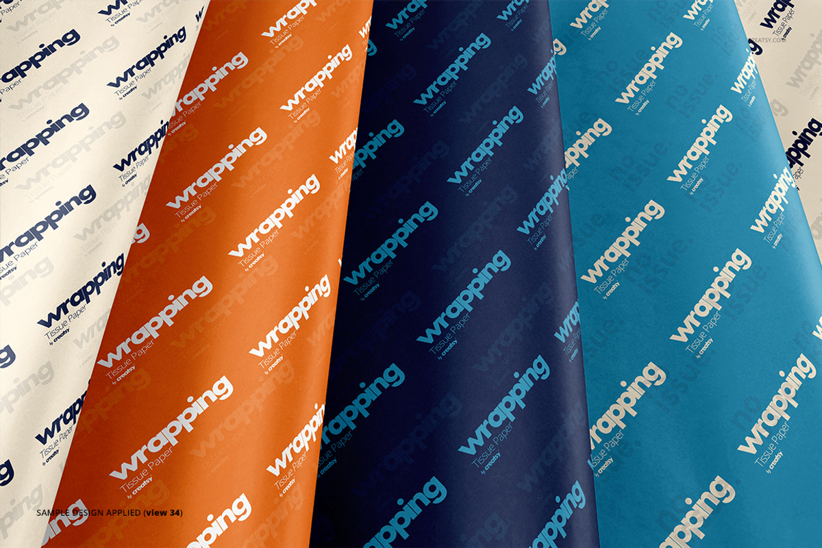 Wrapping Tissue Paper Mockup Set, a Pens & Pencil Mockup by creatsy5 (Photo 40 of 54)