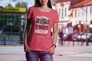 T-Shirt Mock-Up Set, a Shirt Mockup by PuneDesign (Thumbnail 4 of 6)