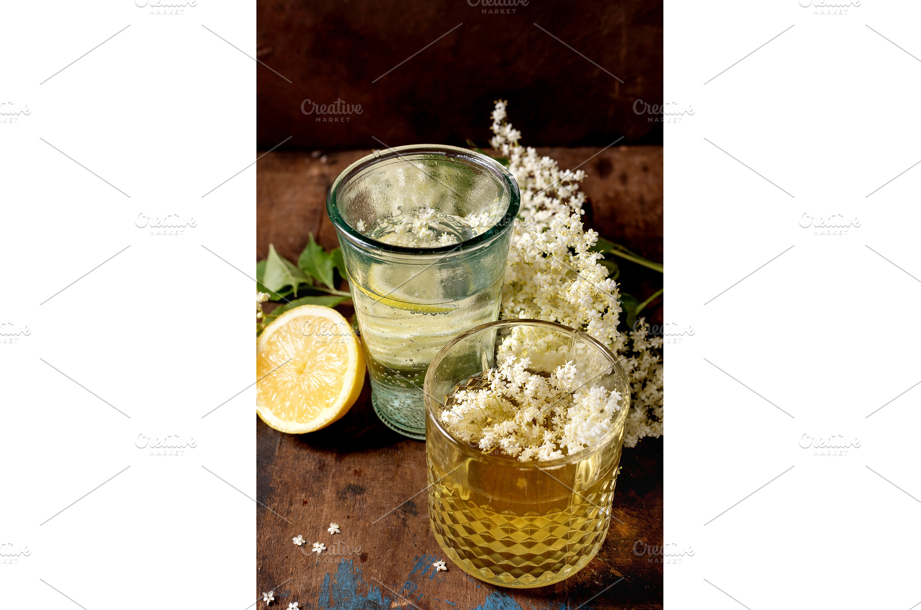 Elderflower Cordial Glasses with, a Food & Drink Photo by Natasha Breen