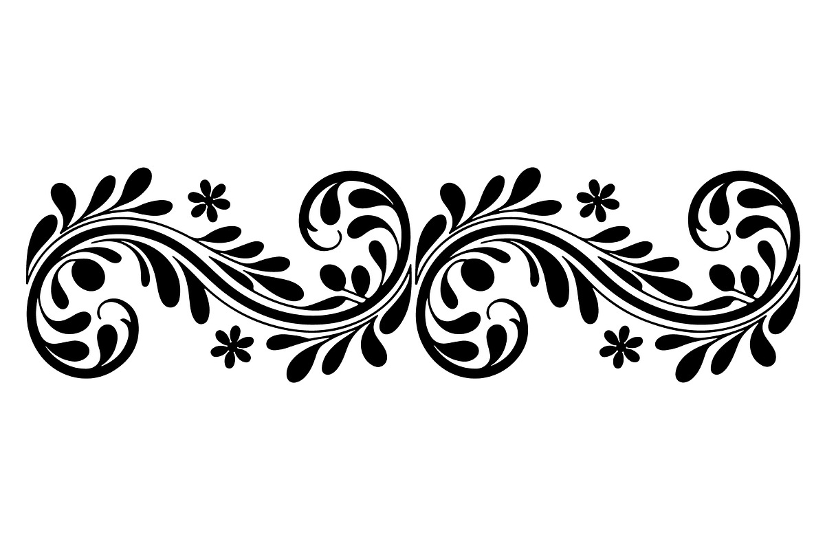 Ornamental Floral Silhouette, a Decorative Illustration by himelgfx (Photo 14 of 18)