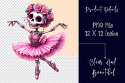 Ballerina Skeleton Sublimation, a Work Illustration by Dream Creation (Thumbnail 4 of 6)