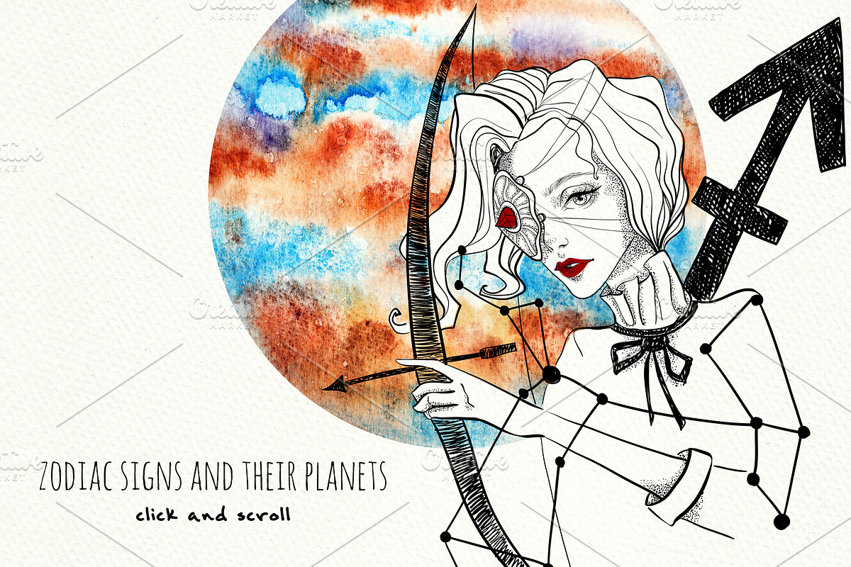 Zodiac collection, an Illustration by Scarlet Heath Art (Photo 10 of 11)