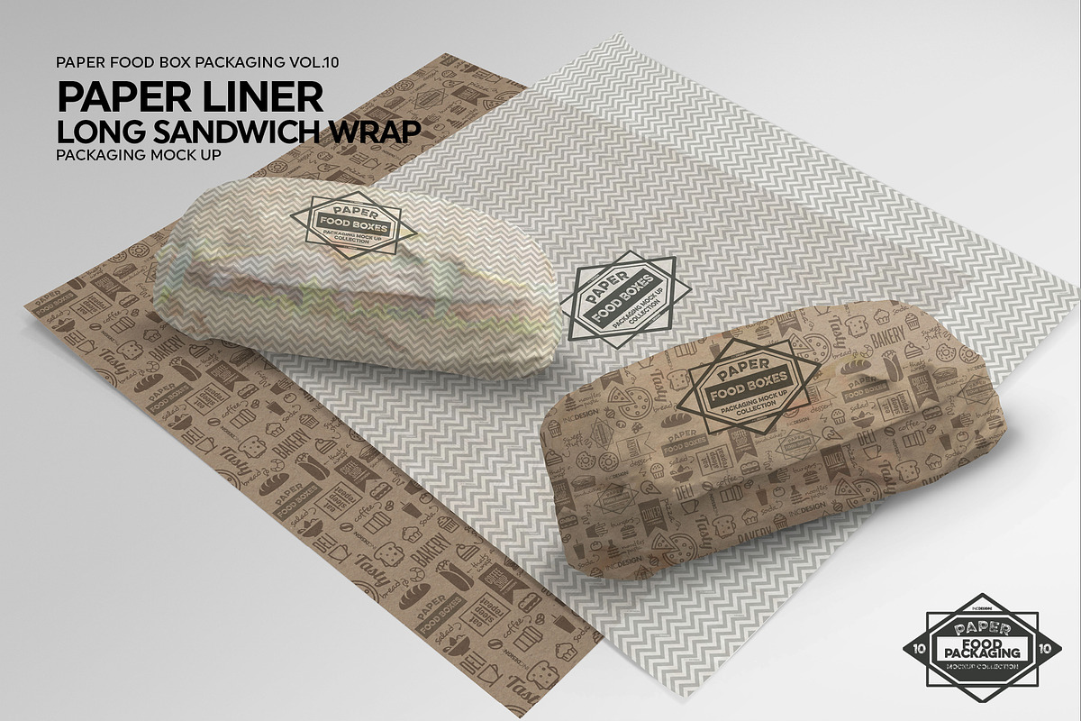VOL.10 Food Box Packaging Mockups, a Product Mockup by INCDesign (Photo 4 of 22)