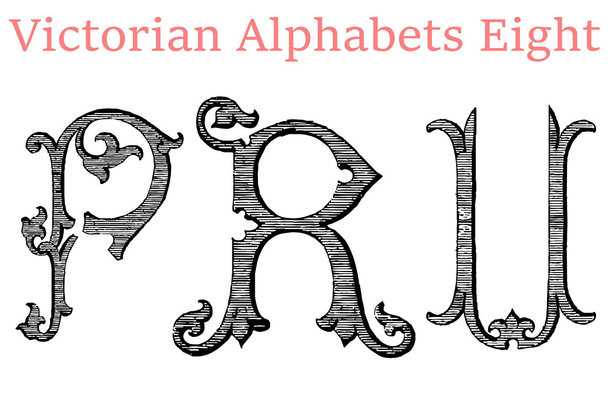 Victorian Alphabets Eight, a Slab Serif Font by Intellecta Design (Photo 4 of 5)