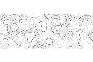 Ocean radar chart with nautical