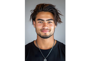 Young Maori male with stylish hair, a Person Photo by Lermont51