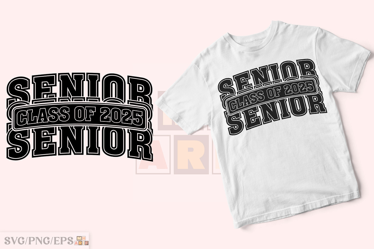 Senior Class of 2025 SVG Design, a Graphic by mh_arif (Photo 1 of 3)