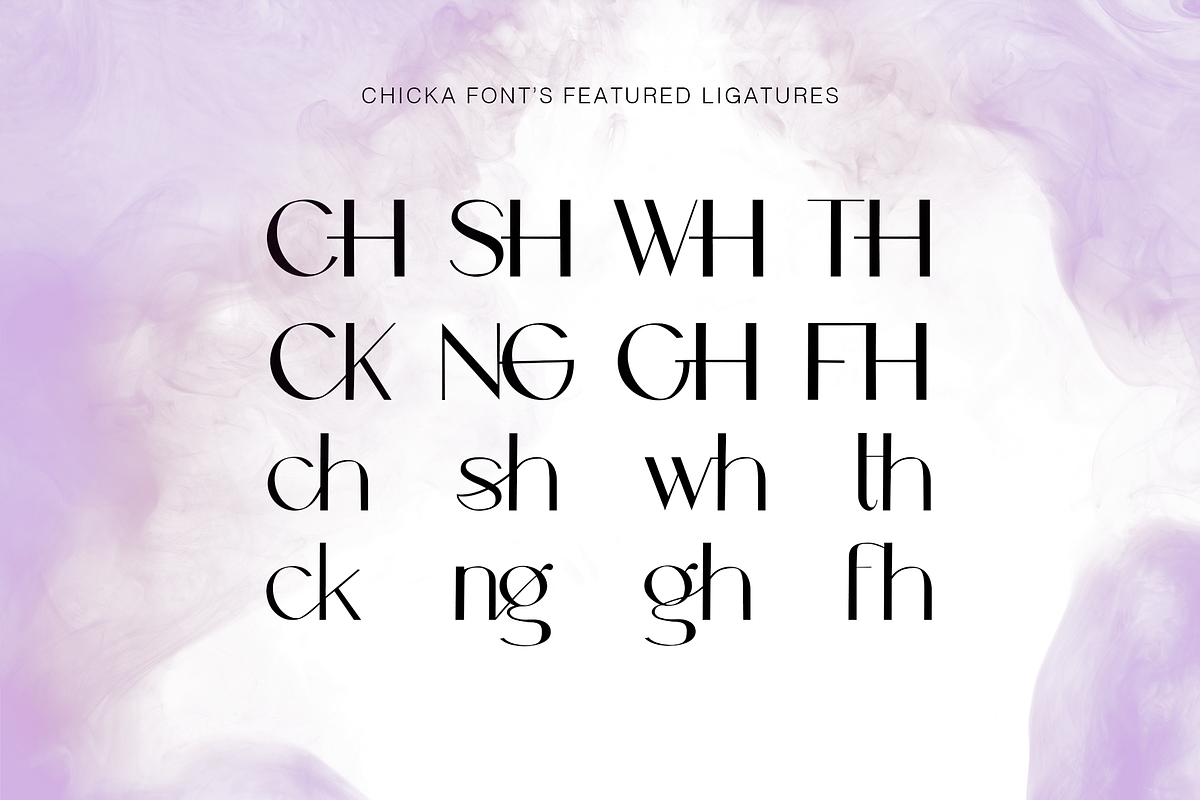 Chicka - Suave Modern Sans Display, a Sans Serif Font by Cloverons (Photo 9 of 14)