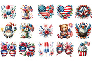 4th of July Sublimation Clipart Bund, an Illustration by DreamArtGraphic (Thumbnail 3 of 4)