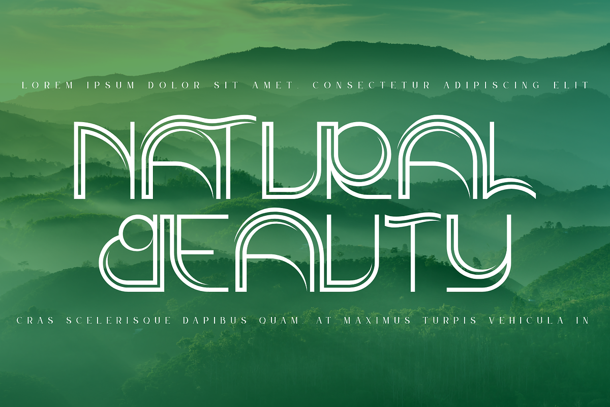 SCIENTIFIC MILESTONE - ART DECO FONT, a Sans Serif Font by 177Studio (Photo 3 of 8)
