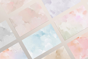 Set Of Abstract Backgrounds