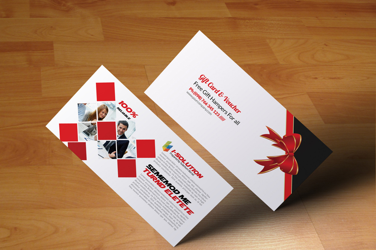 Multi Use Business Gift Voucher, an Invitation Template by Psd Templates (Photo 2 of 2)