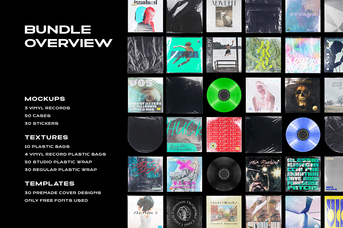 Vinyl Mockup Bundle Template Record, a Product Mockup by PrintPixel (Photo 2 of 56)