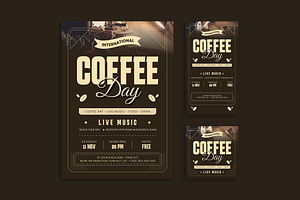 Vintage International Coffee - Flyer