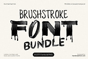 Brush Font Bundle - 8 Fonts, a Handwritten Font by Handmadefont (Thumbnail 1 of 33)