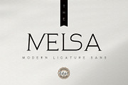 The Melsa - Modern Ligature Sans, a Sans Serif Font by Graphicfresh (Thumbnail 1 of 11)