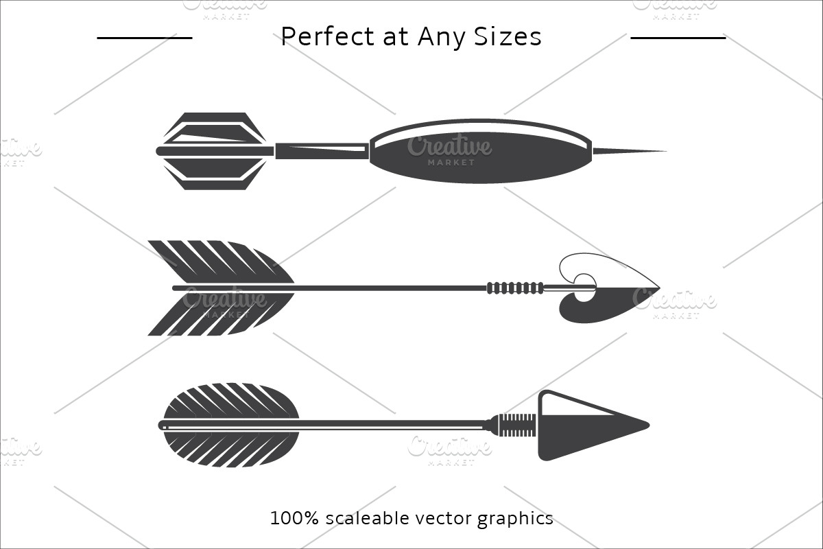 Decorative Boho Arrow and Dart Set, an Object Graphic by Designfour (Photo 4 of 7)