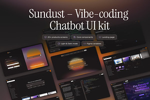 Vibecoding AI Chatbot UI Kit, an UI Kit Template by Creative Perspective