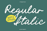 CS Megara Drawn, a Script Font by Craft Supply Co. (Thumbnail 4 of 8)