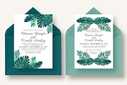 Tropical Leaves Invitation Suite, an Invitation Template by Knotted Design (Thumbnail 3 of 6)