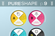 Pure Shape Infographic Bundle, a Presentation Template by Andrew Kras Design (Thumbnail 15 of 26)