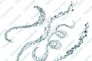 Dark Teal Blue Star Graphic Set, an Illustration by ClipartBrat Graphics (Thumbnail 3 of 5)
