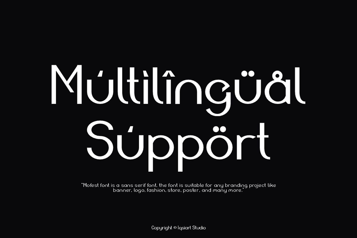 Mofest - Elegant Sans Font, a Sans Serif Font by Iqsiart Studio (Photo 9 of 13)