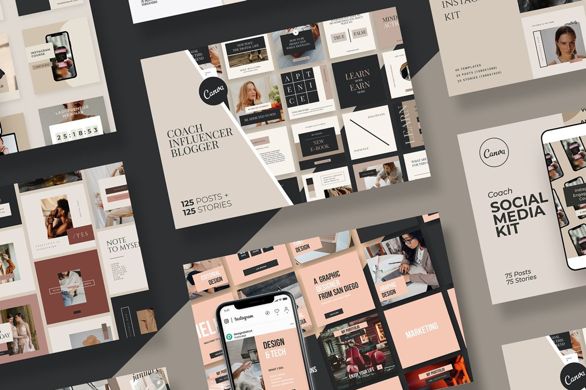Instagram Bundle Coach Blogger, a Social Media Template by Design District (Photo 68 of 71)