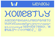 Honestly Font, a Font by weknow (Thumbnail 1 of 5)