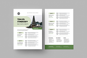 Travel Itinerary | MS Word & Indd, a Flyer Template by Leaflove (Thumbnail 2 of 5)