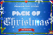 Christmas Pack #1 - Text Styles, a Layer Style Add-On by Jonas Stensgaard (Thumbnail 4 of 23)