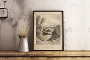 VINTAGE ENGRAVING LANDSCAPES, an Illustration by Luna Dreams (Thumbnail 6 of 6)