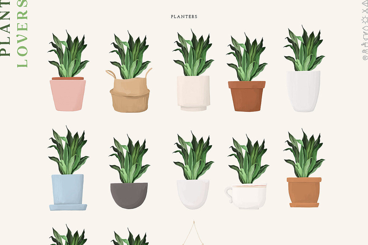 Plant Lovers Collection, a Texture Illustration by Julia Dreams (Photo 11 of 12)