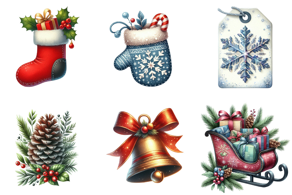 Christmas Gift Labels Sublimation, an Illustration by DreamArtGraphic (Photo 2 of 5)