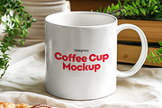 Coffee Cup Mockup, a Cups & Container Mockup by Nothing Fancy Mockups (Thumbnail 1 of 4)