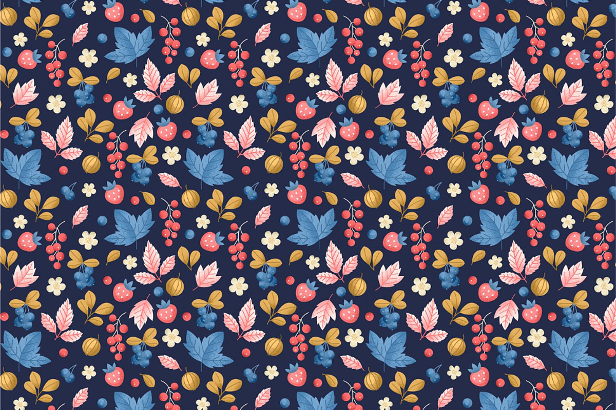 Berries illustrations, a Food Illustration by adehoidar (Photo 2 of 7)