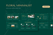 Floral Minimalist - Google Slide, a Presentation Template by AQR Studio (Thumbnail 1 of 3)