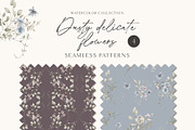Dusty delicate floral clipart, a Decorative Illustration by long summer (Thumbnail 11 of 12)