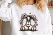 Peeking Easter Bunny Clipart, an Illustration by designcity5 (Thumbnail 3 of 5)